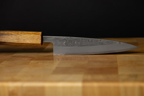 TADAFUSA GETSUMEN BLUE NO.2 SS CLAD NASHIJI PETTY 135